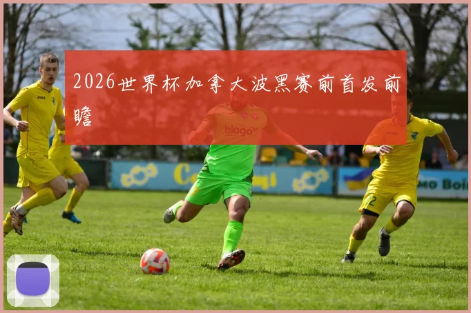 2026世界杯加拿大波黑赛前首发前瞻